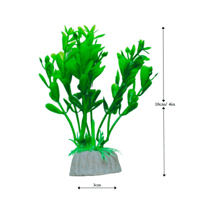 Plastic Plant For Aquarium Decoration (10cm) - Image 2