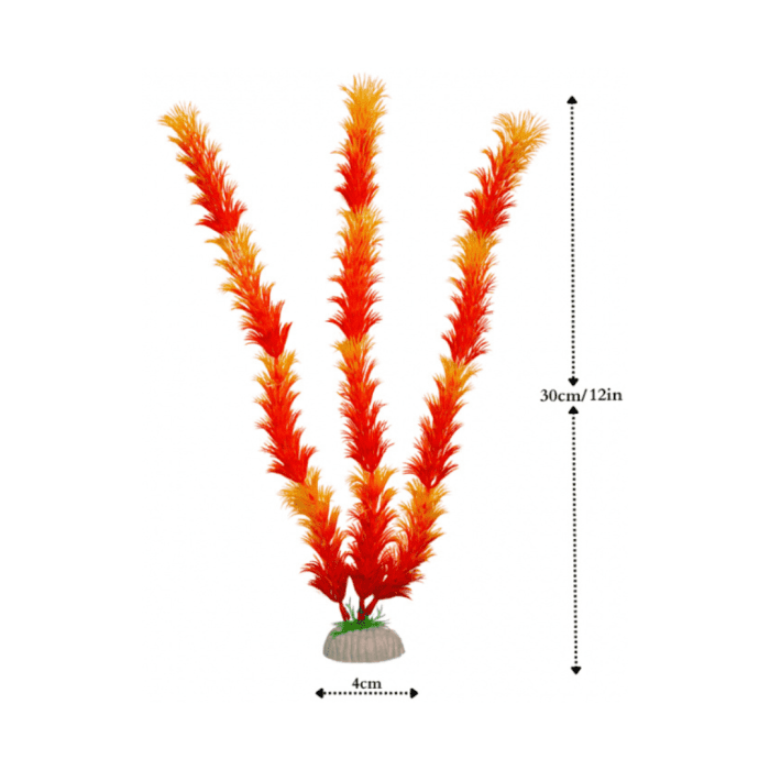 Plastic Plant For Aquarium Decoration PP12W - Image 2