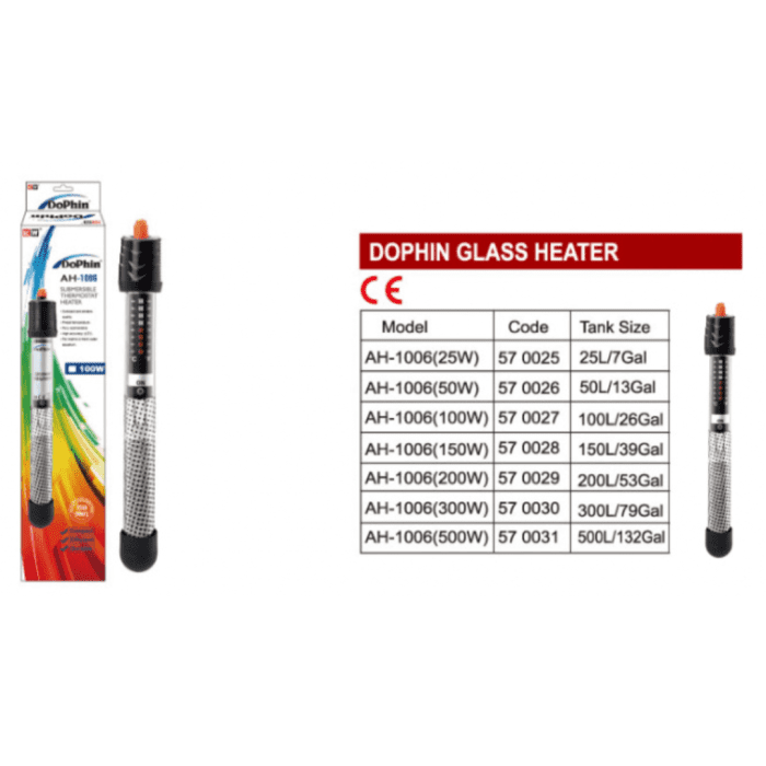 Dophin Aquarium Heater AH-1008 - Image 2