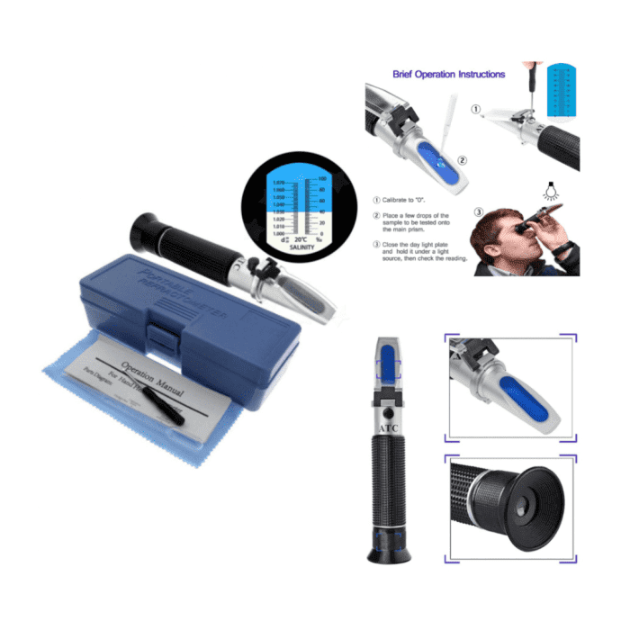 Salinity Refractometer for Seawater and Marine Fishkeeping - Image 2