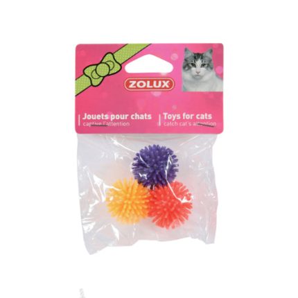 Zolux Star-Shaped Cat Balls 3 Pieces 4 cm