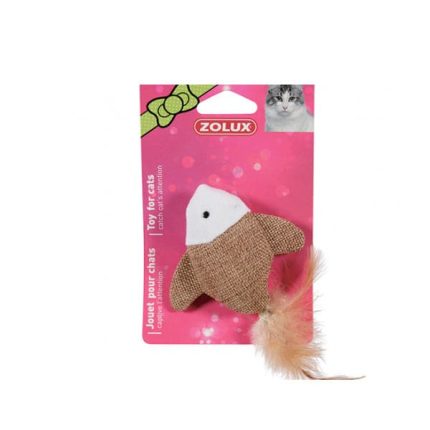 Zolux Canvas Fish Cat Toy 7.5cm