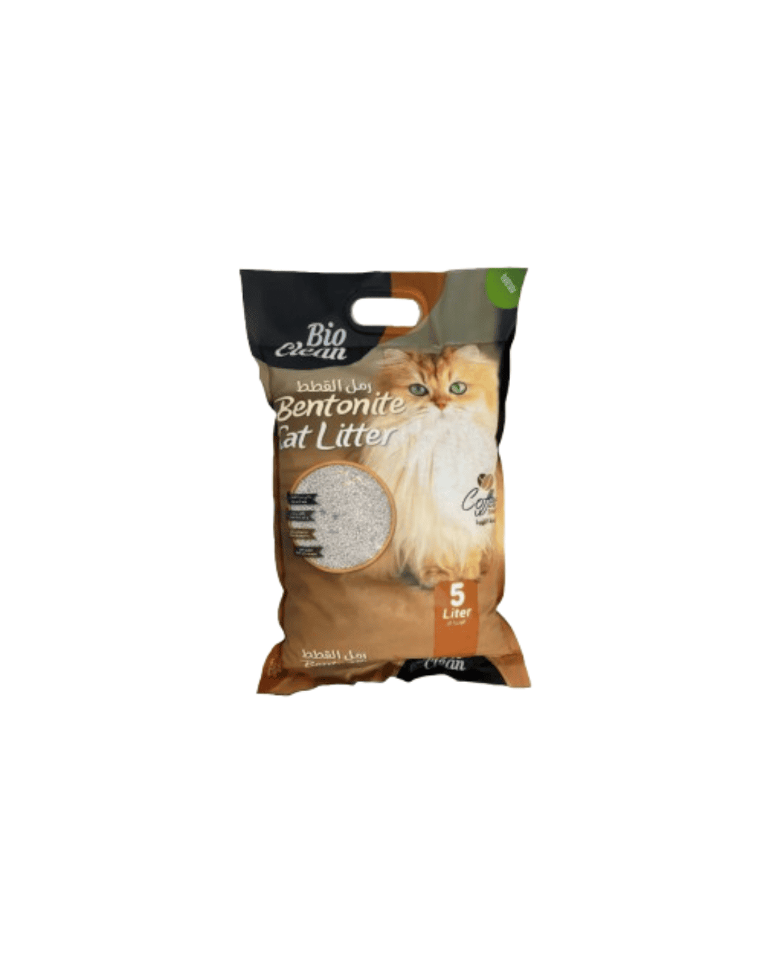 تصميم بدون عنوان (12) BioClean Bentonite Cat Litter Coffee - Image 1