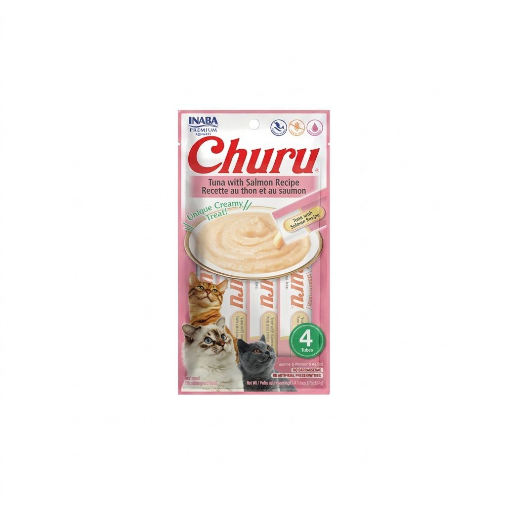 0928159d-e120-4c16-b589-95d8dbee7864 INABA Churu Tuna with Salmon Recipe For Cat - Image 1