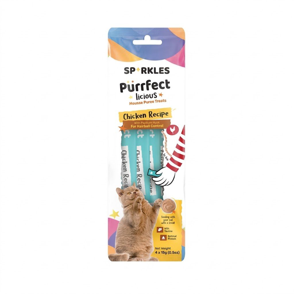 c9a6cdf4-9710-4320-8c81-f2cba4fea39d Sparkles Mousse Puree Treats Chicken Recipe for Cats - Image 1