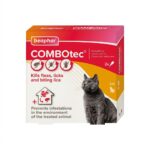 Beaphar Combotec Cat, Spot-on Solution For Fleas, Ticks and Biting lice