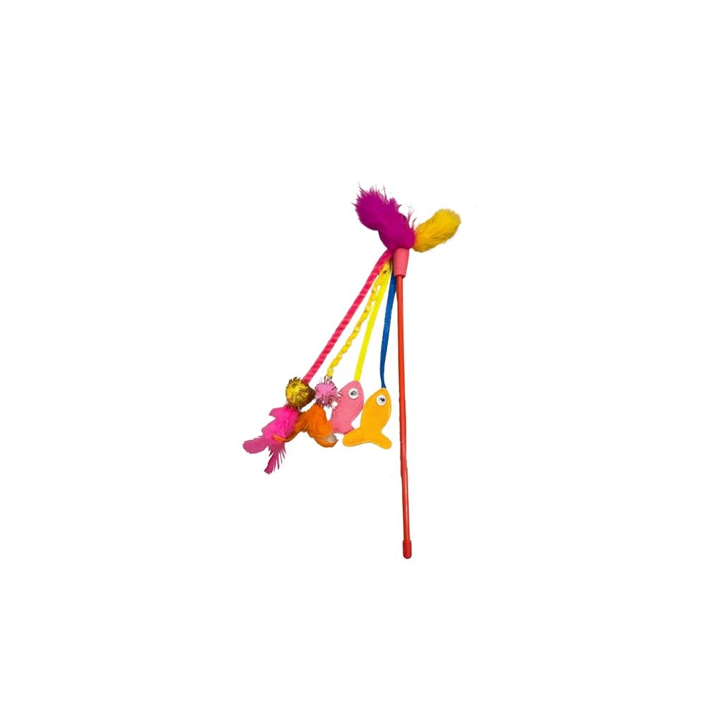 79fcb82f-ea89-43d7-89ee-57d956b1fcc3 Zolux Fishing Rod Toy For Cats - Image 1