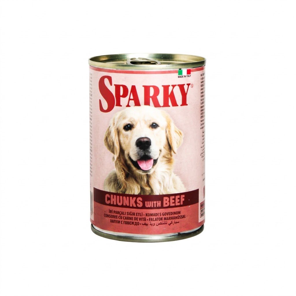 eedb5e76-8552-4ebb-9b5e-16ff135c11e8 SPARKY Dog Can Food Beef - Image 1