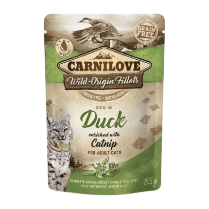 Carnilove Cat Envelopes, Duck Flavor
