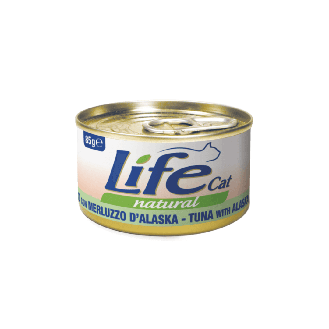 Lifecat Can Tuna with Alaska Pollock 85g Life Cat Cat Food Tuna with Alaska Pollock - Image 1
