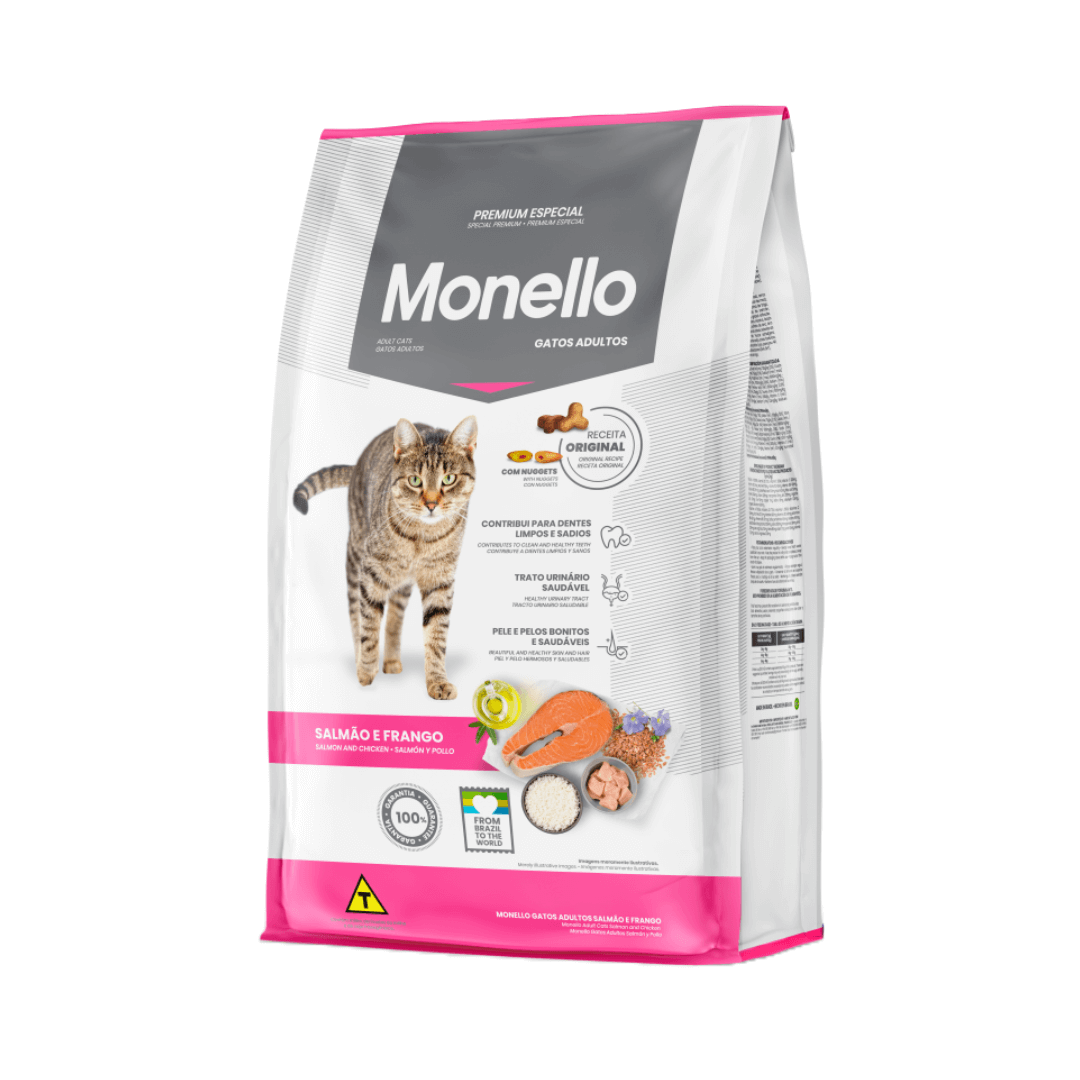 Monello | Adult Cat Food Salmon & Tuna & Chicken Monello Adult Cat Food Salmon, Tuna & Chicken, Balanced - Image 1