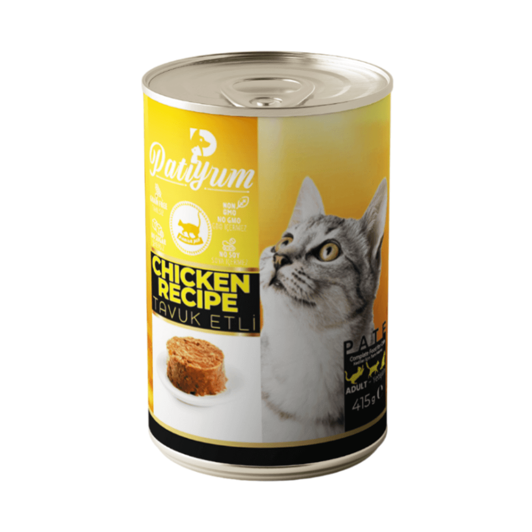 Patiyum | Wet Food for Adult Cat with Chicken Pate Patiyum | Wet Food for Adult Cat with Chicken Pate - Image 1