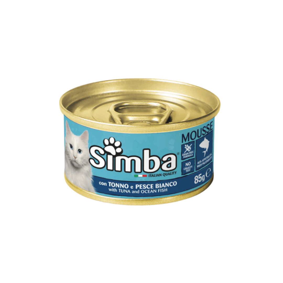 Simba | Wet Food for Adult Cats with Tuna and Ocean Fish سيمبا | طعام رطب للقطط البالغة بالتونا وسمك المحيط - الصورة 1