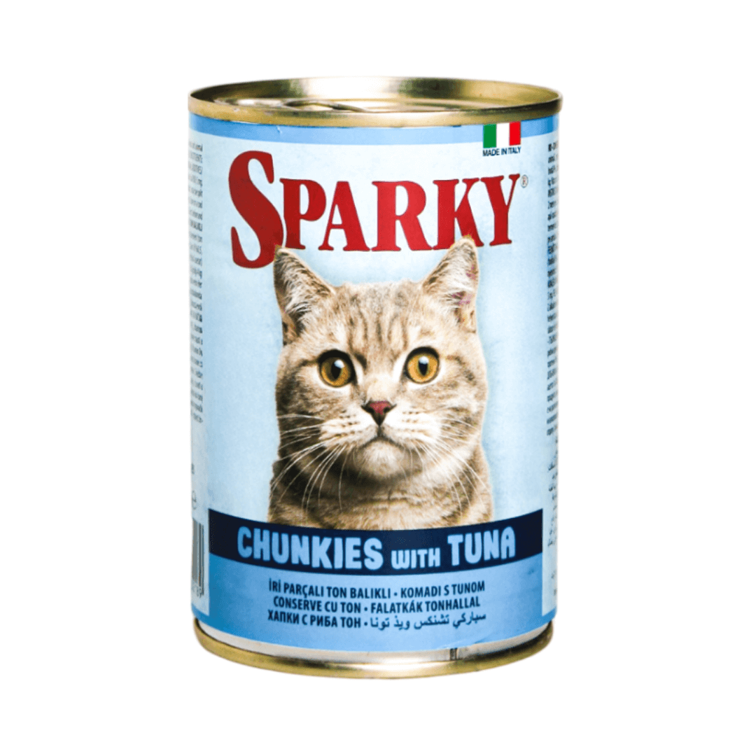 SPARKY | Adult Cat Food Chunks with Tuna SPARKY Adult Cat Food Chunks with Tuna - Image 1