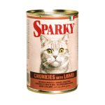 SPARKY Adult Cat Food Chunks with Lamb