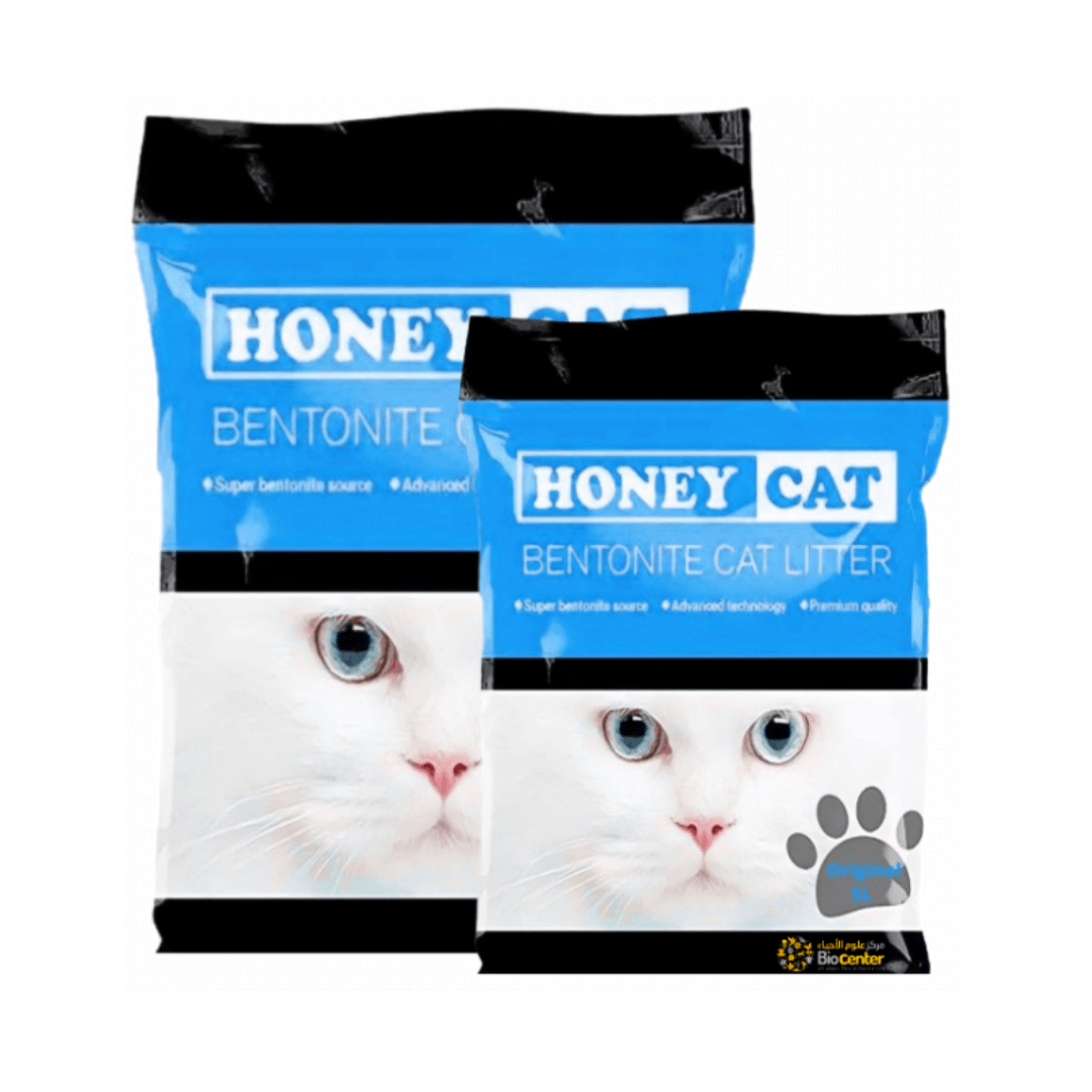 Honey Cat | Bentonite Cat Litter Original رمل هوني كات | رمل بنتونايت أصلي للقطط - الصورة 1