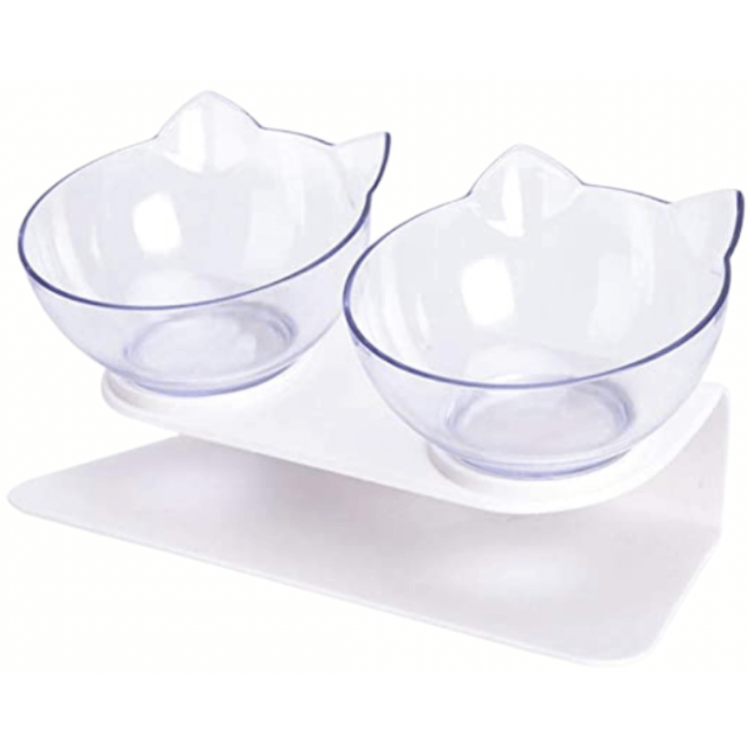 Double Feeding Bowl on Stand وعاء طعام مزدوج مع قاعدة من ميو انيمالي - الصورة 1