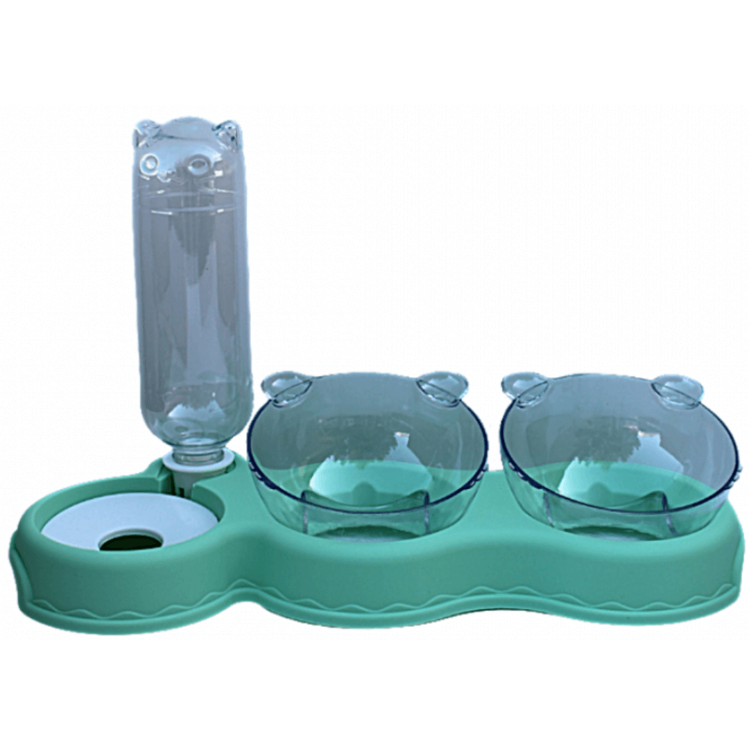 Food And Water Dispenser For Cats ZC21001A موزع طعام وماء للقطط ZC21001A - الصورة 1