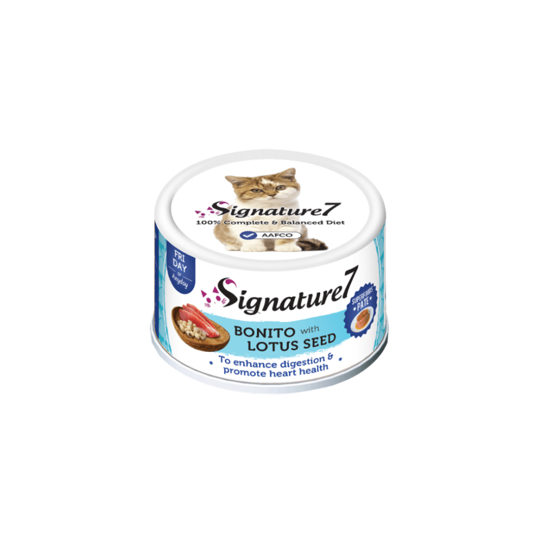 Signature7 | Cat Food Bonito + lotus seed pate سيجنتشر 7 | طعام قطط معجون بونيتو مع بذور اللوتس - الصورة 1