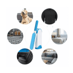 Pet hair remover with self-cleaning base - Image 2