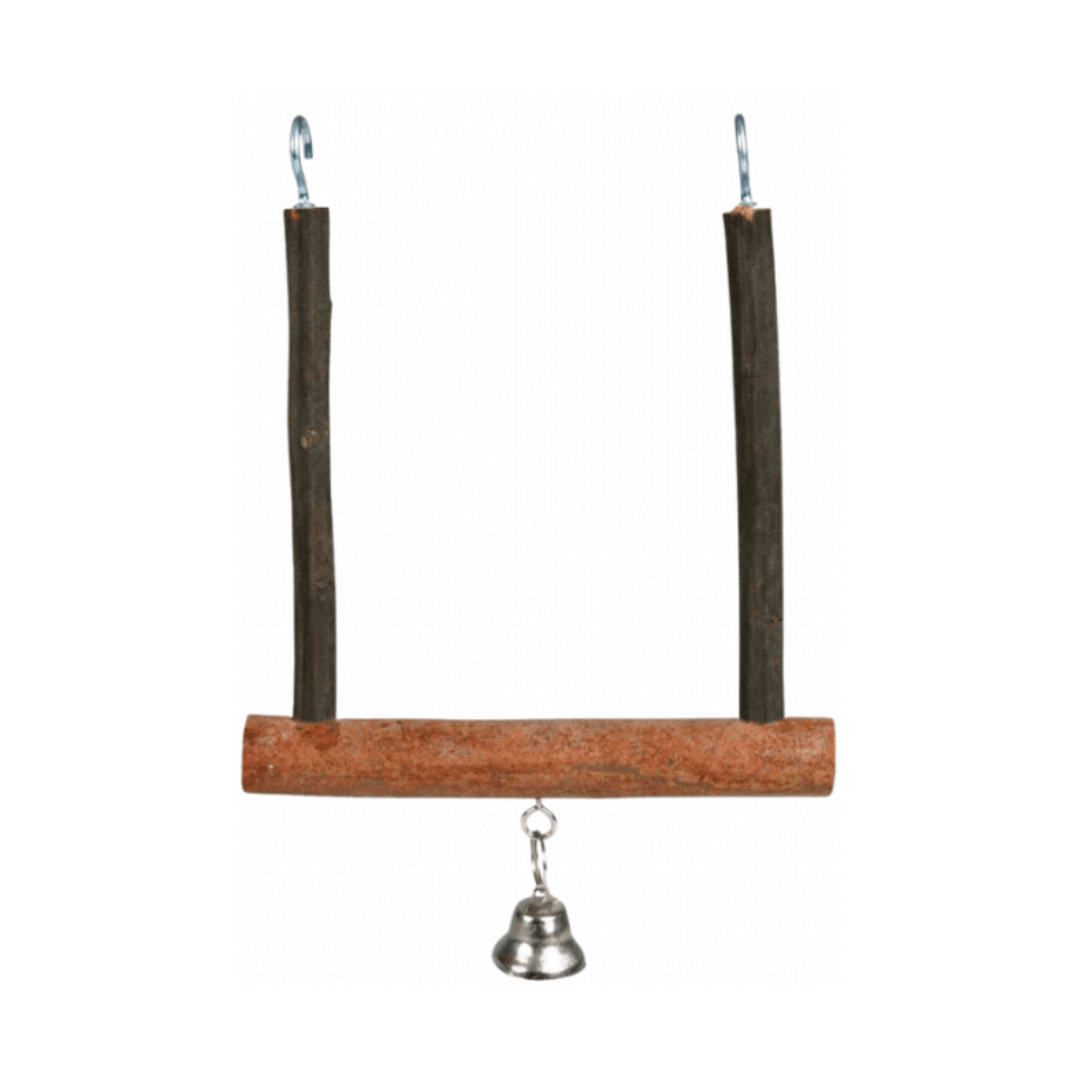 Trixie | Wooden swing for birds 5831 أرجوحة خشبية للطيور من تريكسي 5831 - الصورة 1