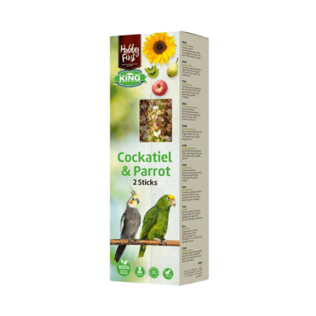 King | Hobby First Reward Sticks with fruits for Cockatiels & Small Parrots King Hobby First Reward Sticks with fruits for Canaries - Image 1