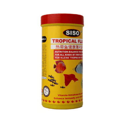 طعام سيسو الاستوائي للأسماك (SISO Tropical Flake Mix)