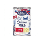 Butcher’s Delicious Dinners Cat with beef chunks in Jelly 400g